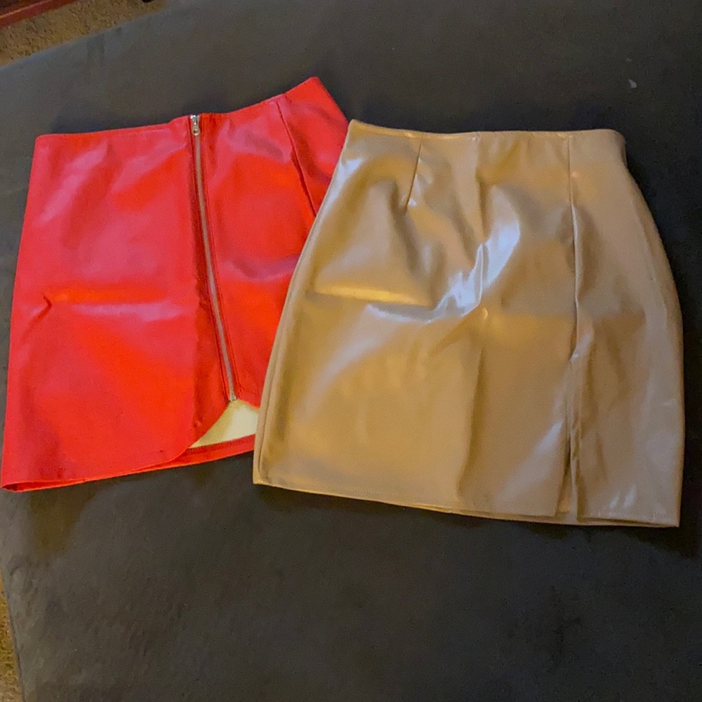 Windsor Women’s Faux Leather Skirts Size XS